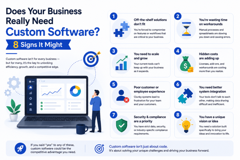 Does Your Business Really Need Custom Software? 8 Signs It Might