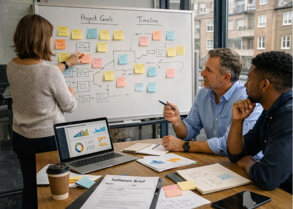 Software project planning meeting