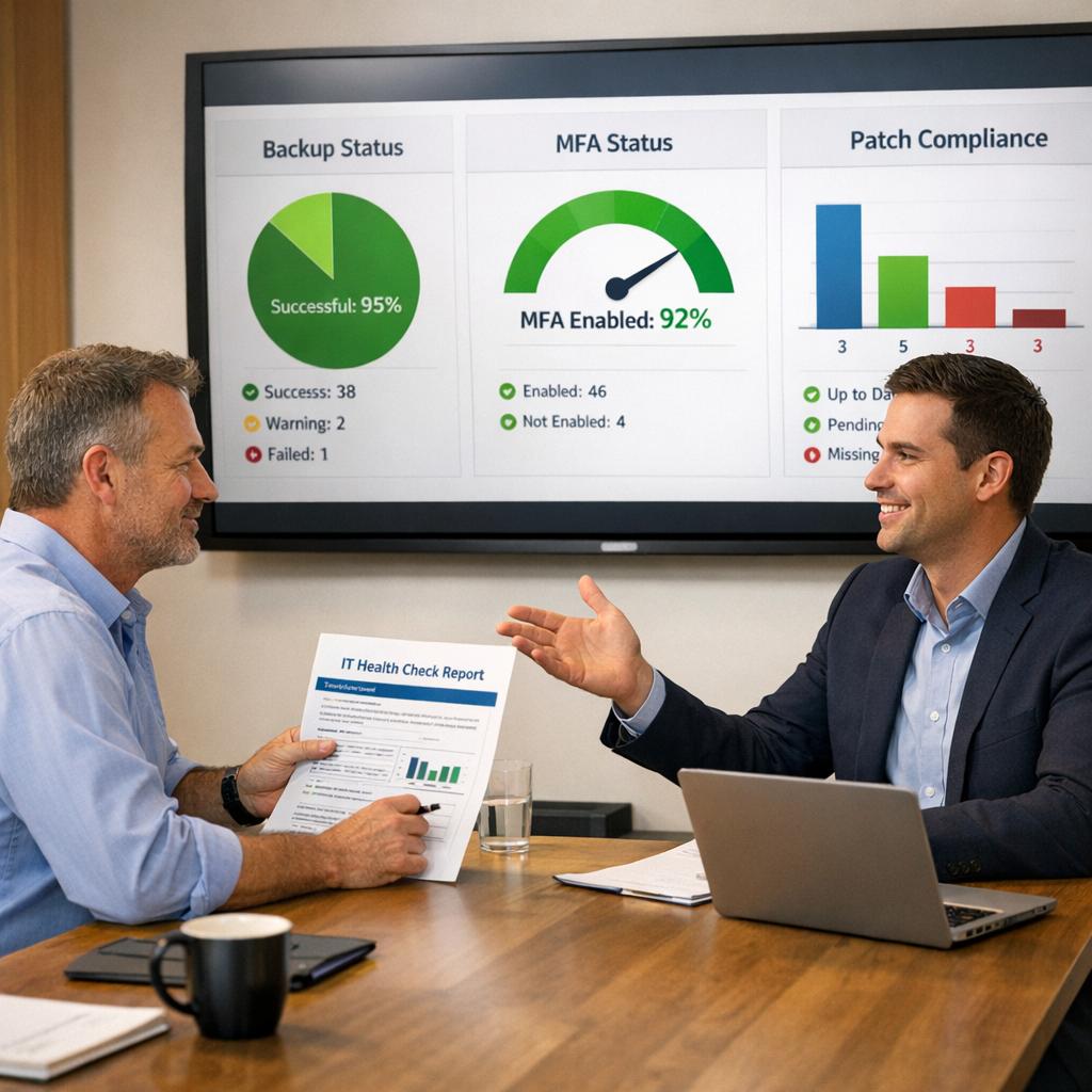 Business and technology leaders reviewing data project production readiness
