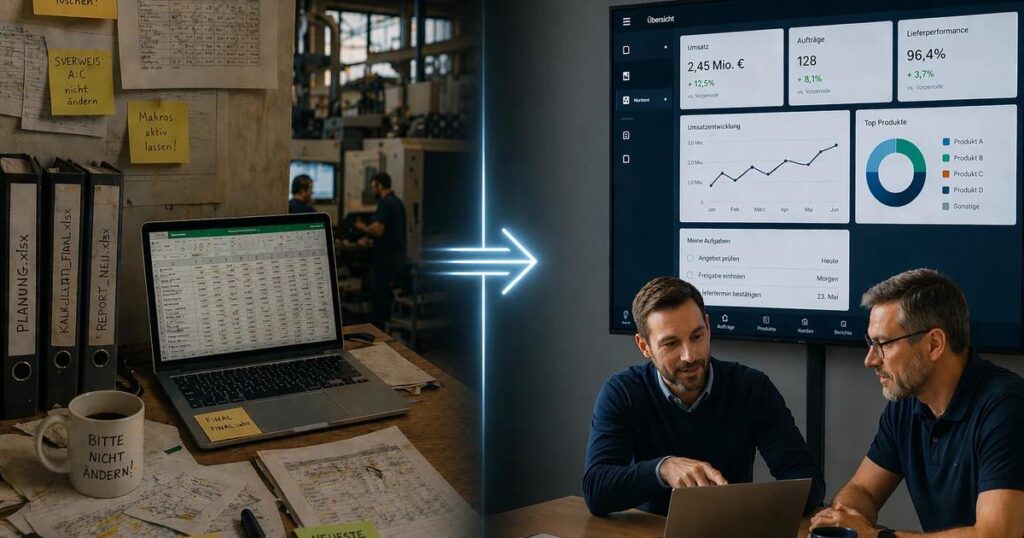 Business users validating a bi dashboard against existing reports