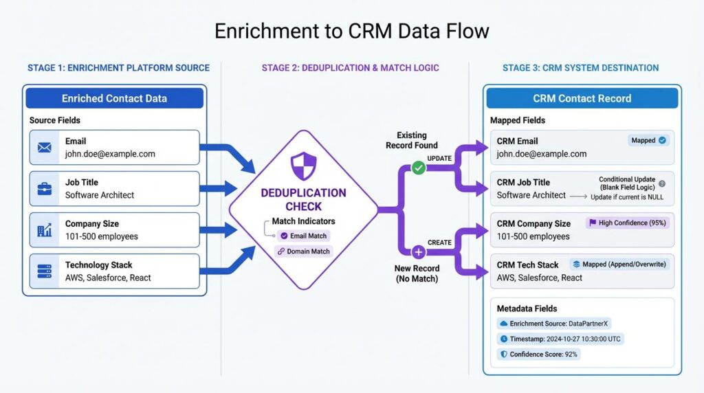 Data analysts resolving duplicate customer identities across business systems