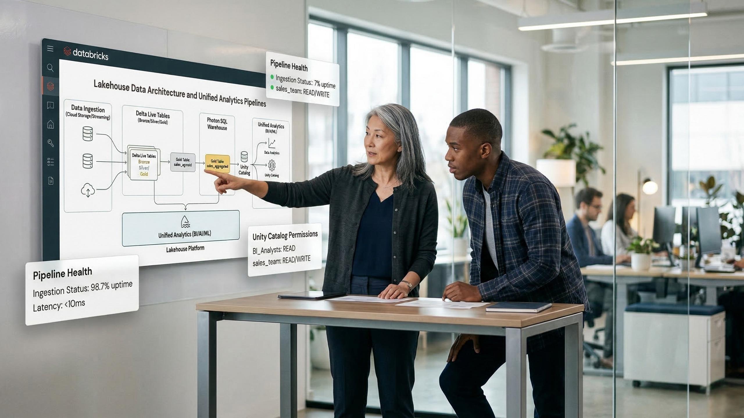 Data engineering team comparing etl and elt data integration architectures