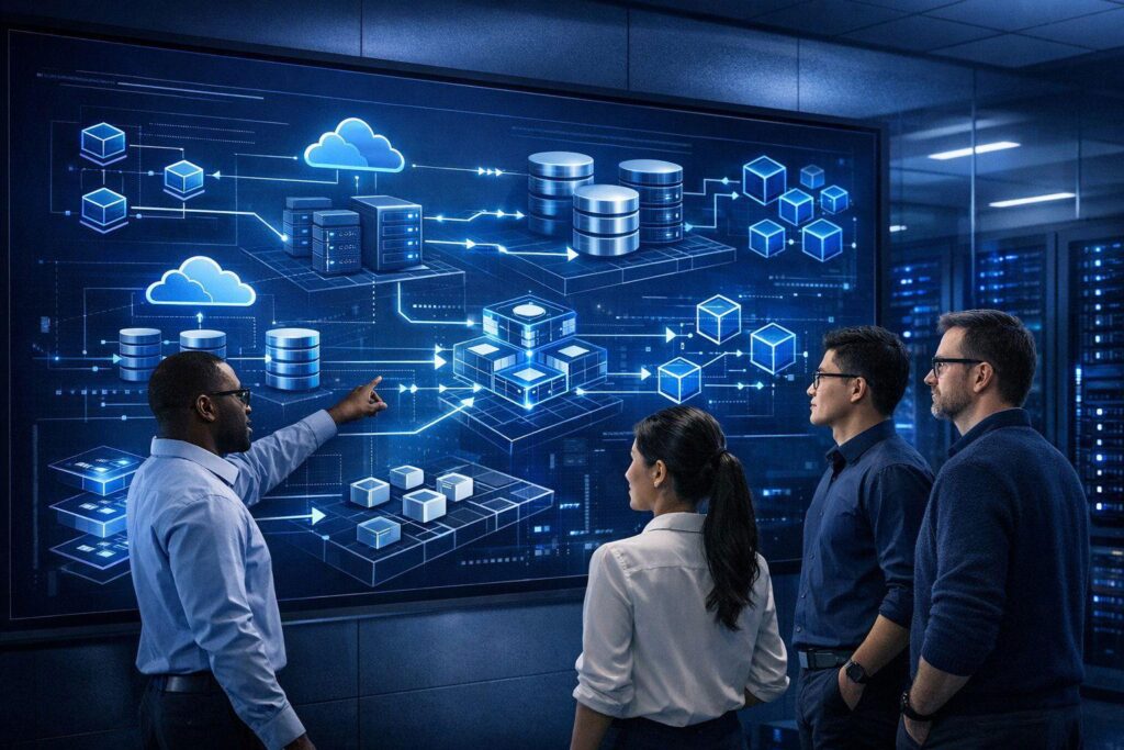 Data engineers integrating existing enterprise data systems with ai