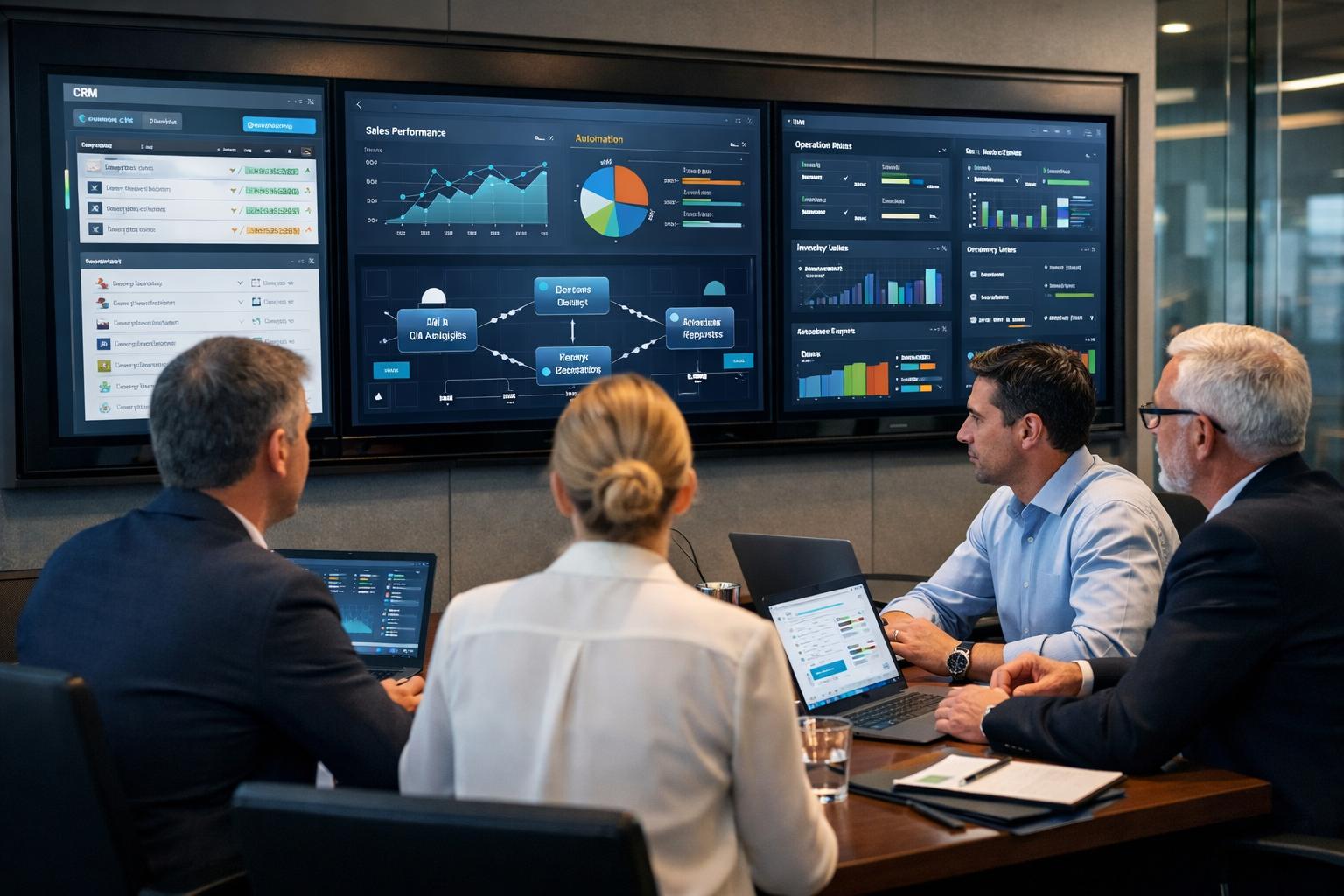 Enterprise team preparing existing data architecture for ai