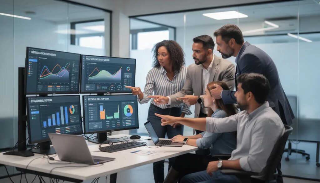 Monitoring performance and data refresh for embedded analytics