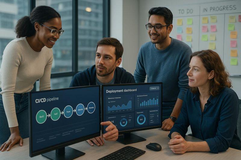 Analytics engineering team managing tested data models and production deployment