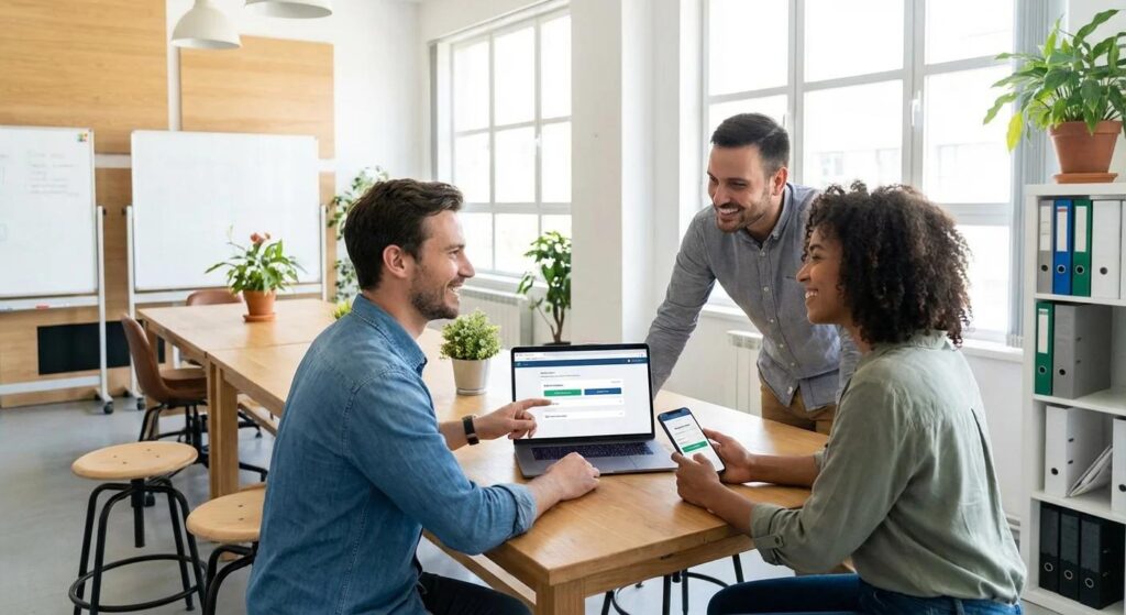 B2b saas product team reviewing mvp pilot feedback and planning the next release