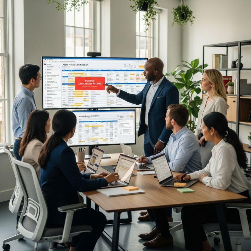 Cio and bi security leaders reviewing power bi access control governance