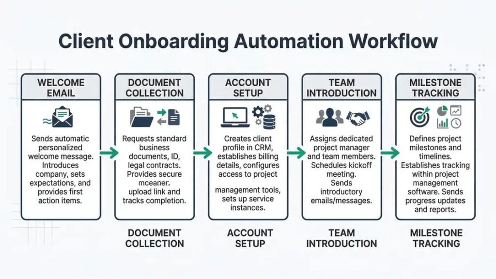 Customer onboarding workflow automation for data collection approvals and account setup