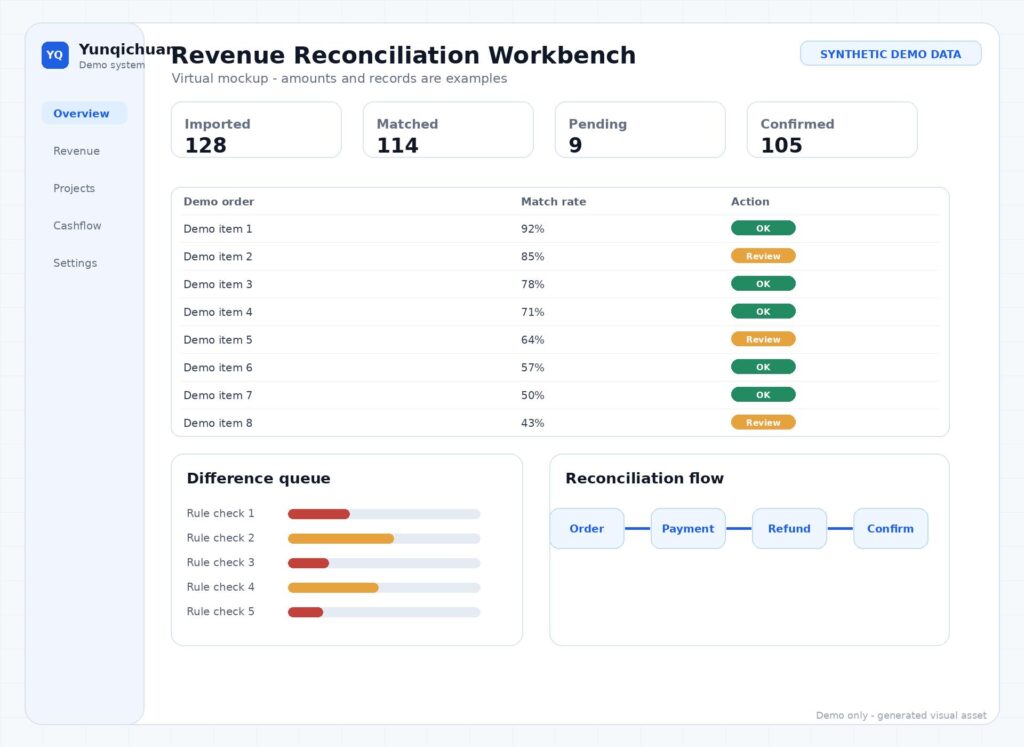 Data quality and reconciliation checks comparing source database records with fabric analytical data