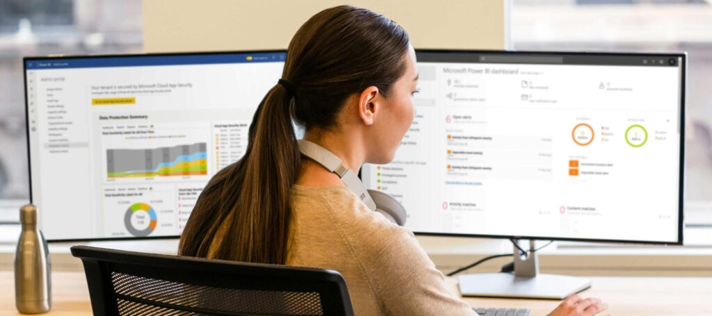 Developers designing secure embedded power bi analytics for customer specific data access