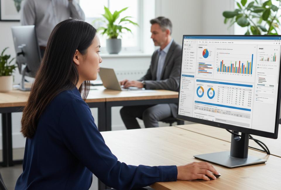 Power bi analytics dashboard connecting business insights with operational actions