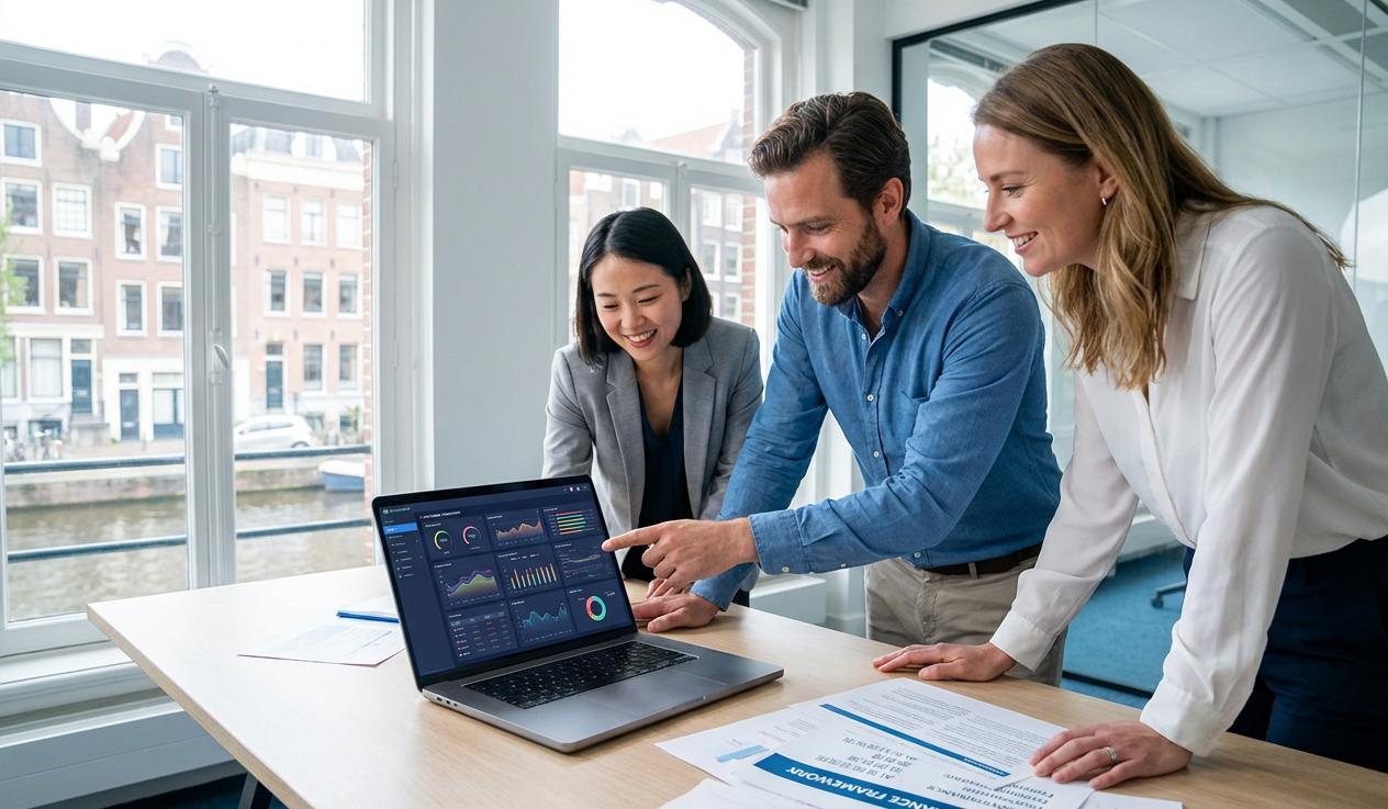 Replace spreadsheets with custom software using a business web application