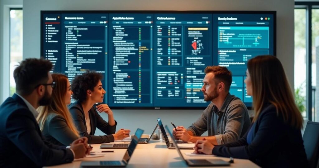 Security team reviewing power bi permissions and role based data access