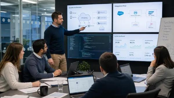 Software discovery architecture planning for apis databases and external system integrations