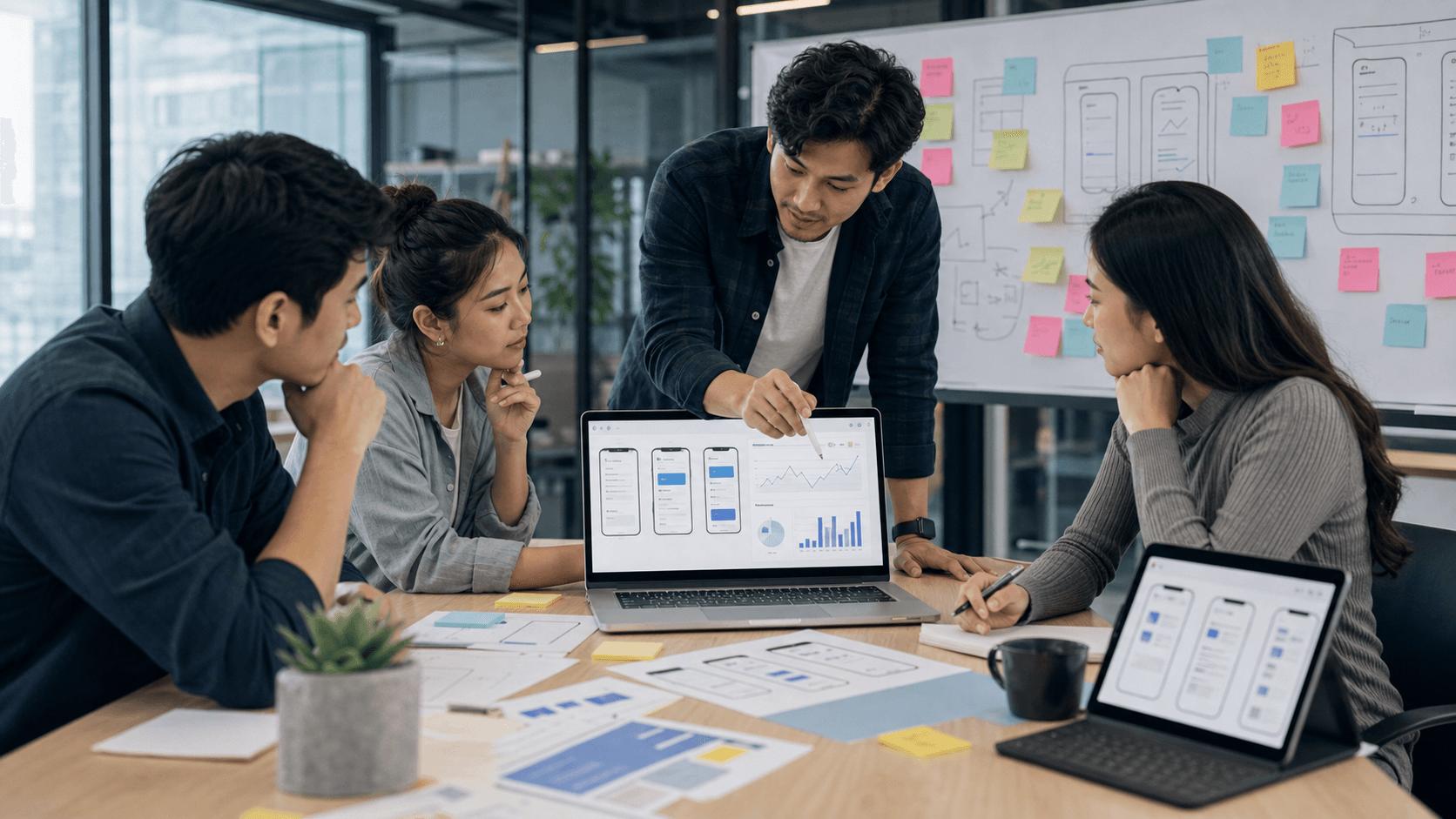 Software discovery phase for planning custom application requirements before development