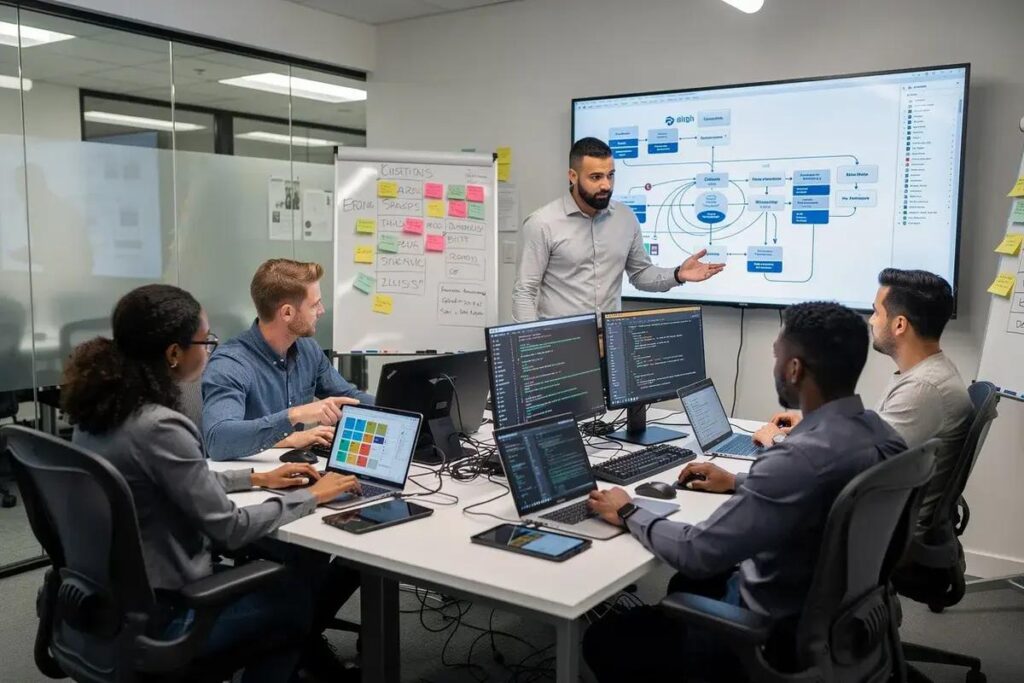 Software takeover risk register with production risks owners and remediation priorities