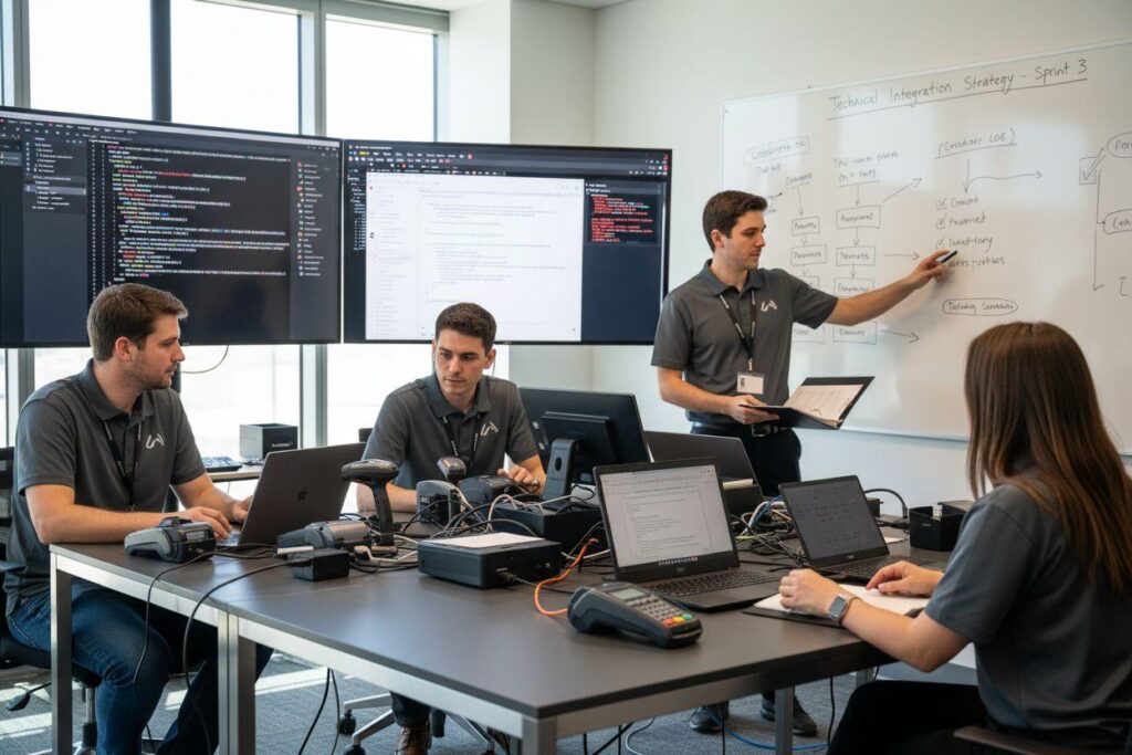 Software team testing api integration security monitoring and reliability