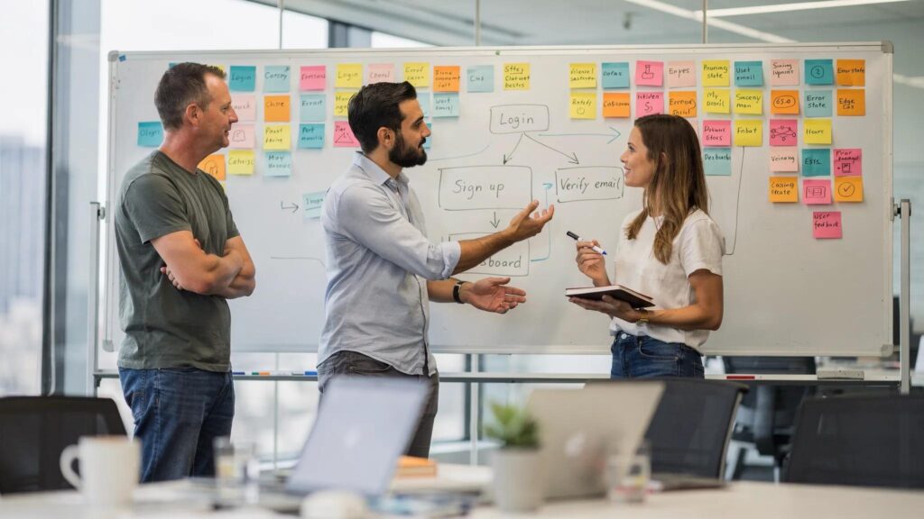 User journey mapping to define workflows and exceptions during software discovery